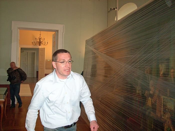 Ankunft Stade-Gem&auml;lde