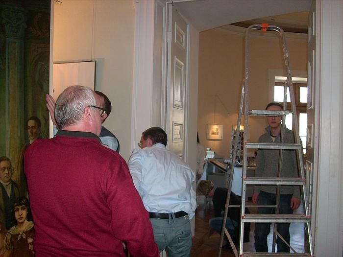 Ankunft Stade-Gem&auml;lde