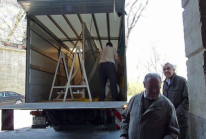 Ankunft Stade-Gem&auml;lde