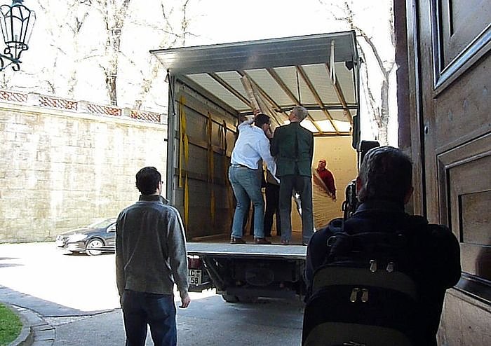 Ankunft Stade-Gem&auml;lde