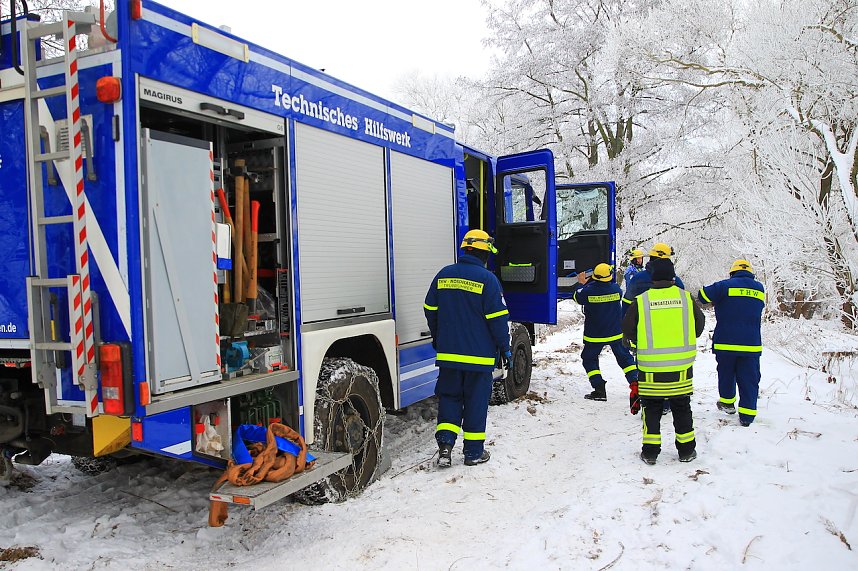 PKW-Bergung in der Helme