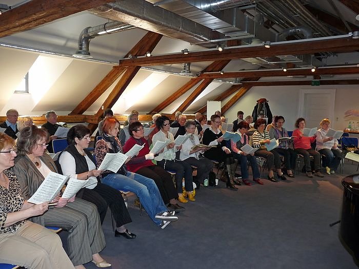 Chorprobe f&uuml;r Jubil&auml;um