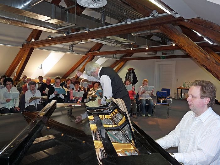 Chorprobe f&uuml;r Jubil&auml;um