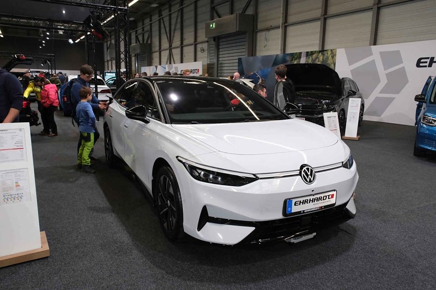 Peter Blei unterwegs auf der Automesse Erfurt