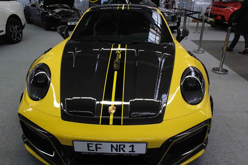 Peter Blei unterwegs auf der Automesse Erfurt