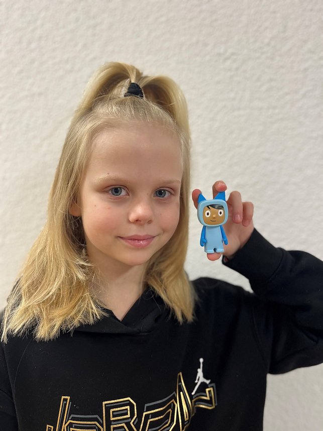 Siegerin Frederike des Schreibwettbewerbs f&uuml;r Kinder und Jugendliche in der Stadtbibliothek Johann-Karl-Wezel 