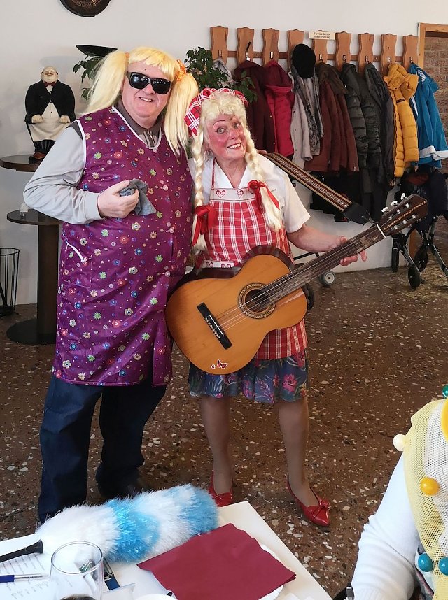 Ausgelassene Faschingsfeier bei der Volksolidarit&auml;t in Sondershausen