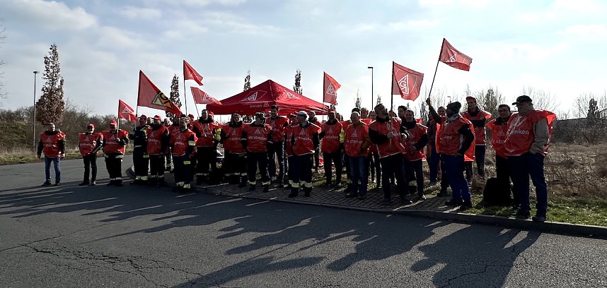 Warnstreik bei Snop Automotive 