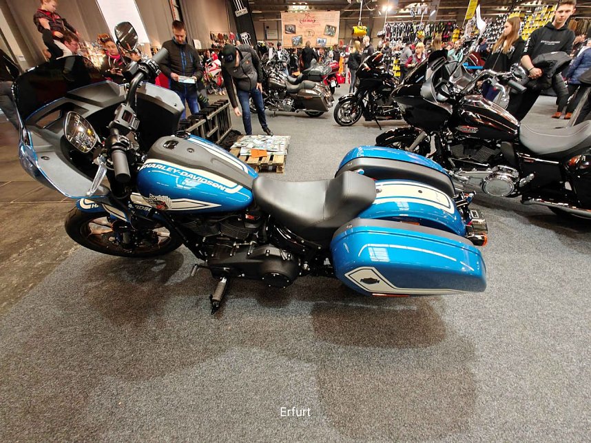 Peter Blei unterwegs auf der Motorradmesse