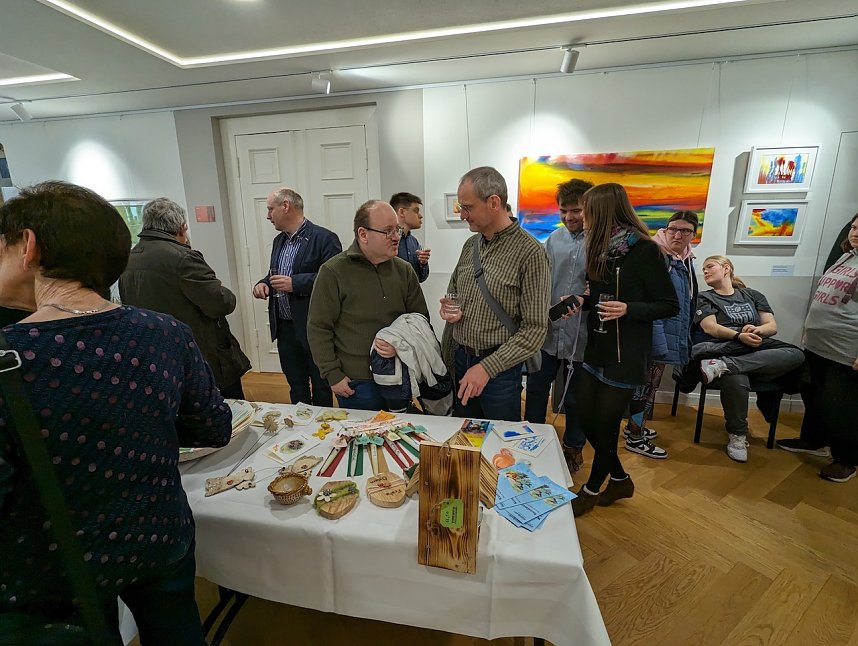 Sonderausstellung Bunt ist unsere Lieblingsfarbe" im Rathaus der Stadt Sondershausen