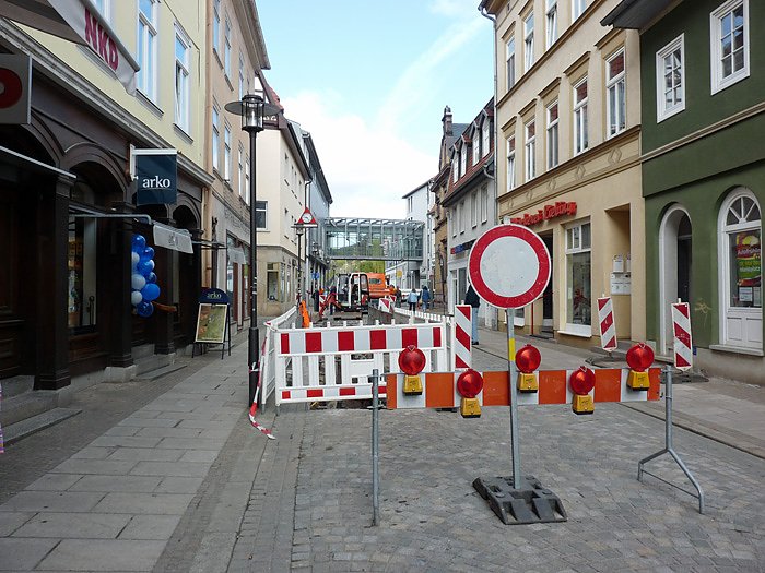 Bauarbeiten Hauptstra&szlig;e