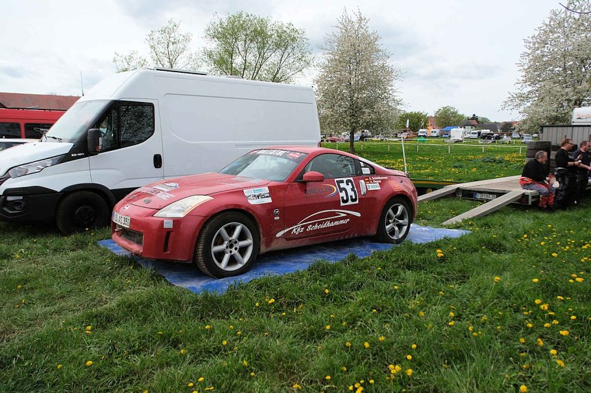 Roland Rallye gestern vor den Toren Nordhausens