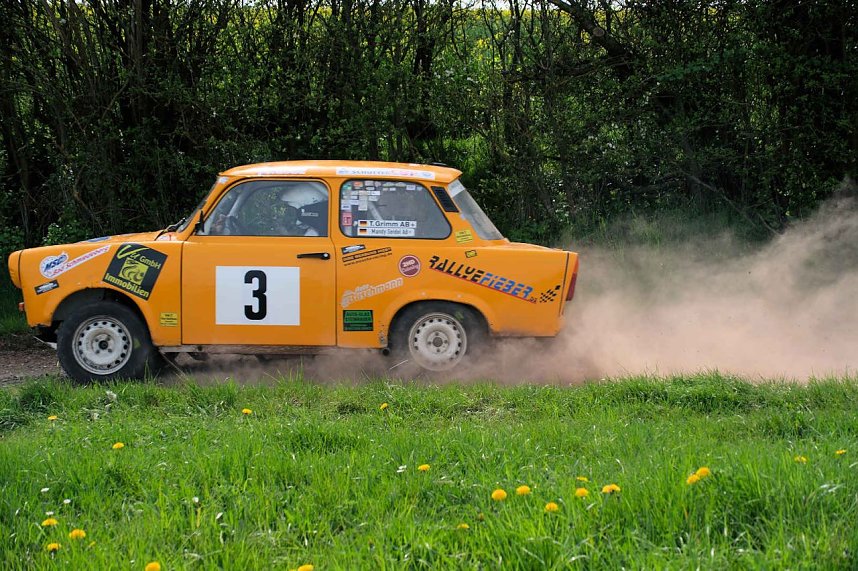 Roland Rallye gestern vor den Toren Nordhausens