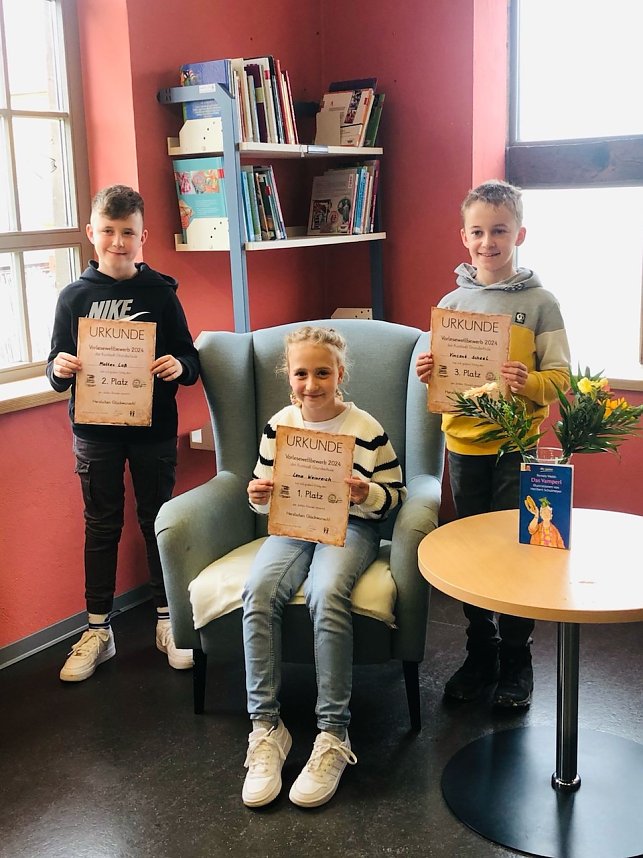 Interner Vorlesewettbewerb in der  Kurstadt-Grundschule Bad Frankenhausen 