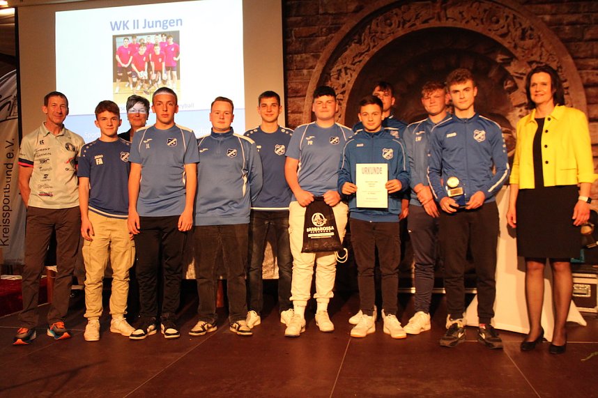 26. Kyffh&auml;user Sportgala auf dem Burghof am Kyffh&auml;user. Ehrung der Sportlerinnen und Sportler