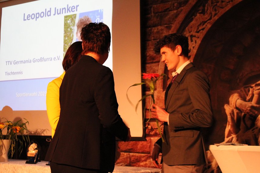 26. Kyffh&auml;user Sportgala auf dem Burghof am Kyffh&auml;user. Ehrung der Sportlerinnen und Sportler