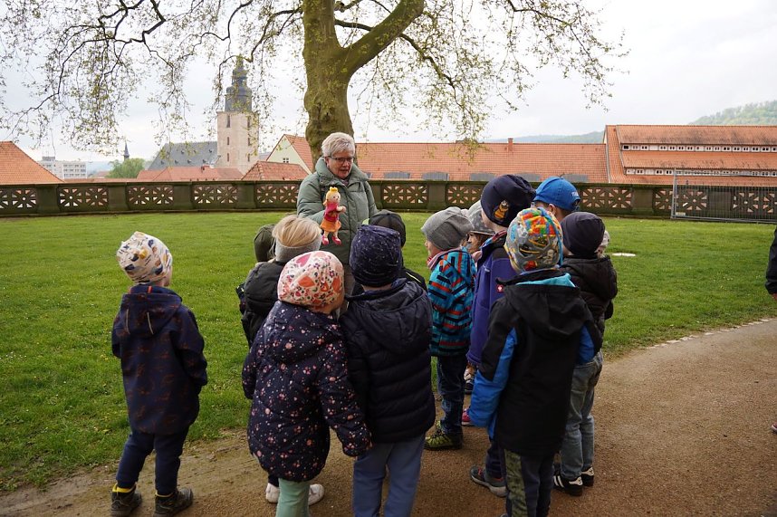 Kita Zwergenland besucht Prinzessin G&uuml;ntherine in Sondershausen