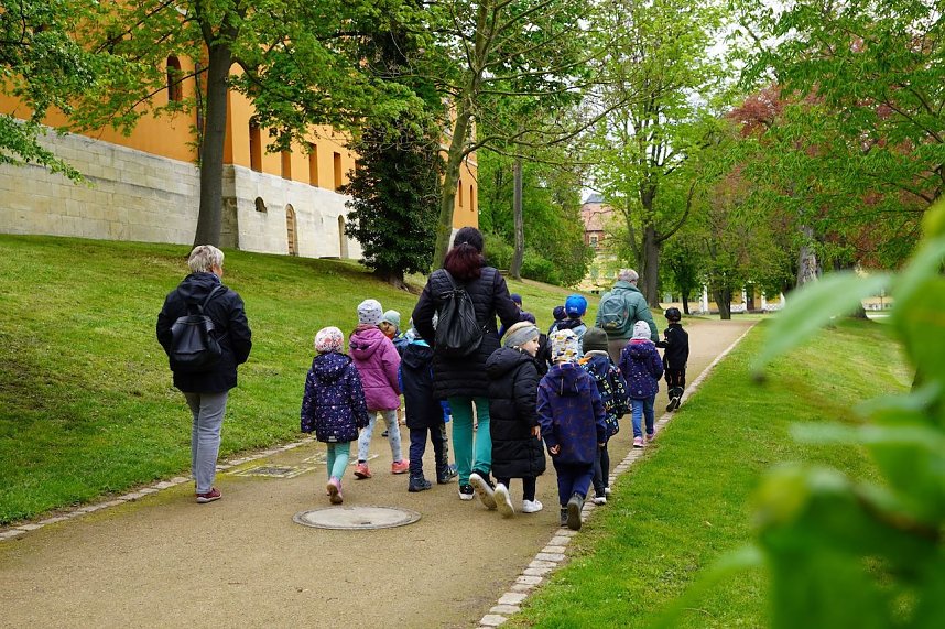 Kita Zwergenland besucht Prinzessin G&uuml;ntherine in Sondershausen
