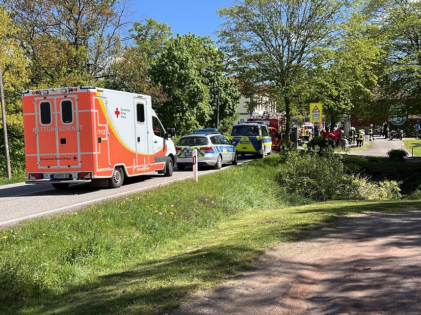 Schwerer Unfall am Kyffh&auml;user