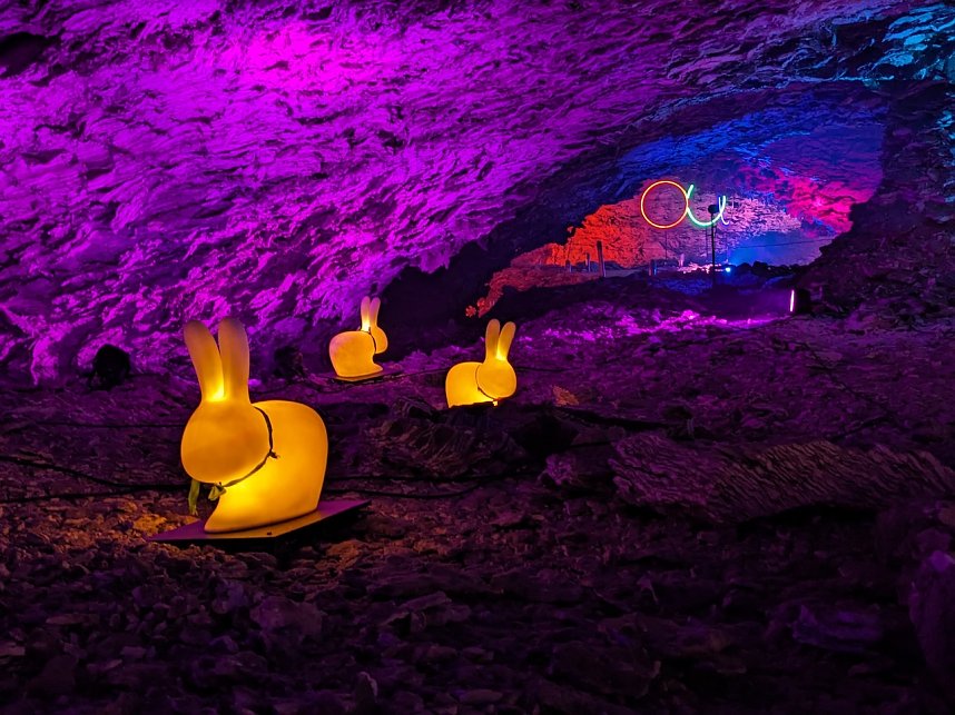 World of Lights in der Barbarossah&ouml;hle