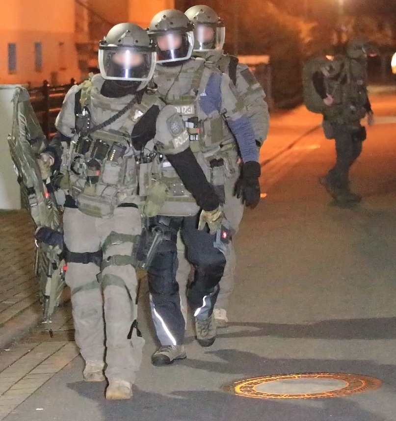 SEK Einsatz in Sondershausen