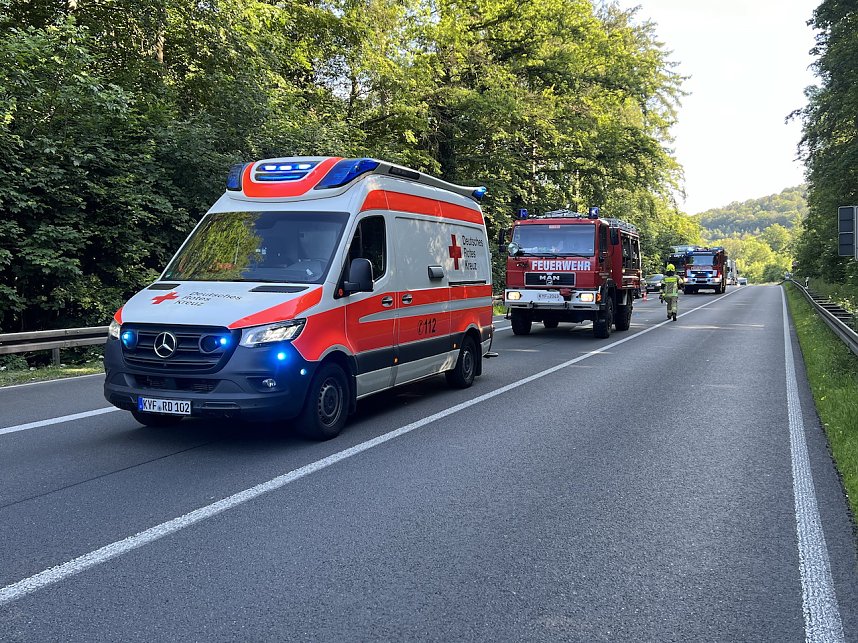 Unfall mit hohem Sachschaden Ebeleben in Richtung Sondershausen
