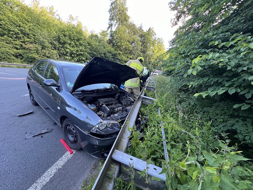 Unfall mit hohem Sachschaden Ebeleben in Richtung Sondershausen