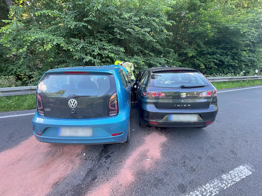 Unfall mit hohem Sachschaden Ebeleben in Richtung Sondershausen