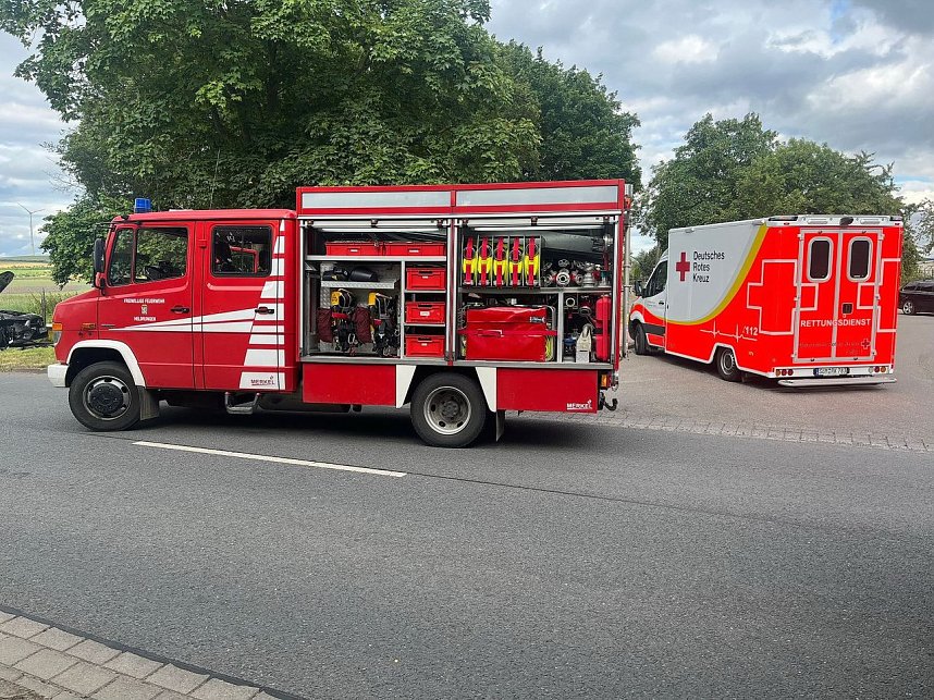 Verkehrsunfall in Heldrungen