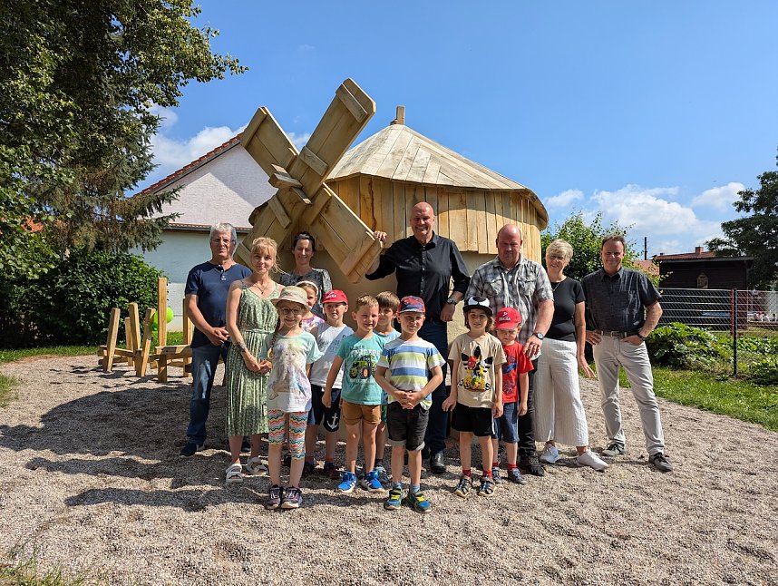 M&uuml;hlenspielplatz in Immenrode er&ouml;ffnet