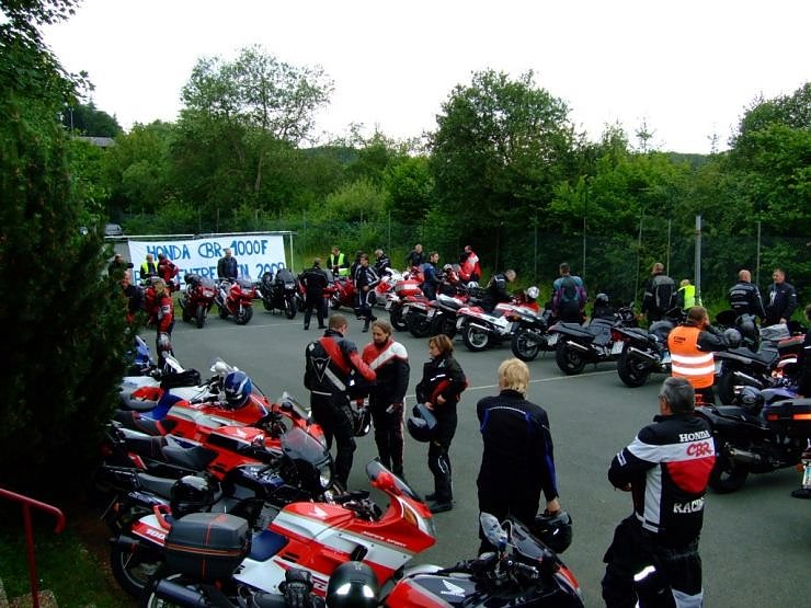 Hondafreunde treffen sich