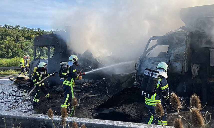 Unfall auf der Autobahn 38 bei Arenshausen