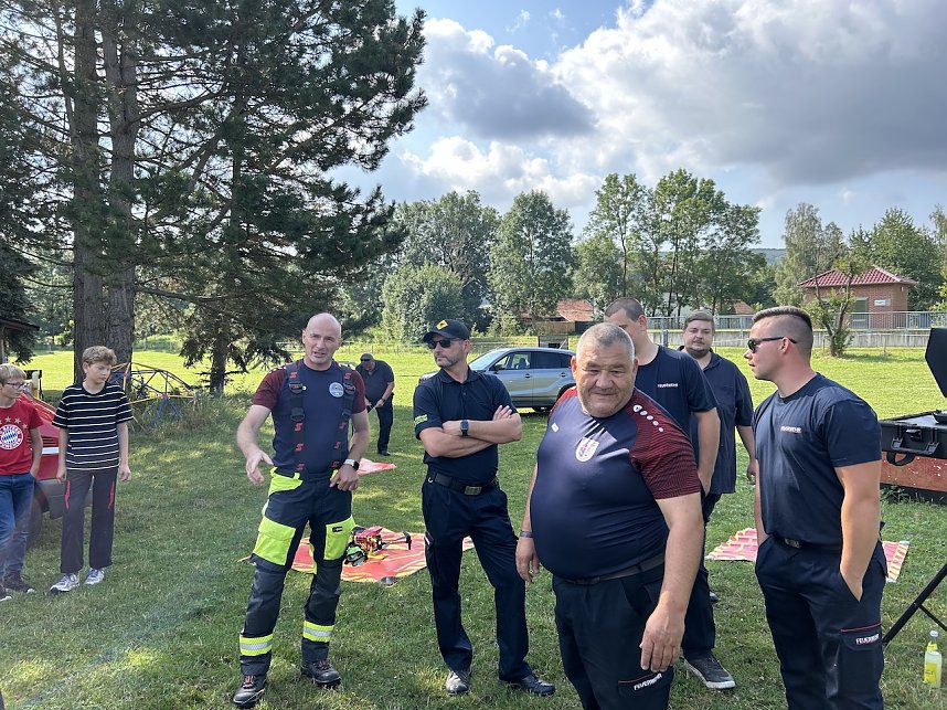 Feuerwehr-Drohnen-Einsatz im Kyffh&auml;userland bei einer &Uuml;bung