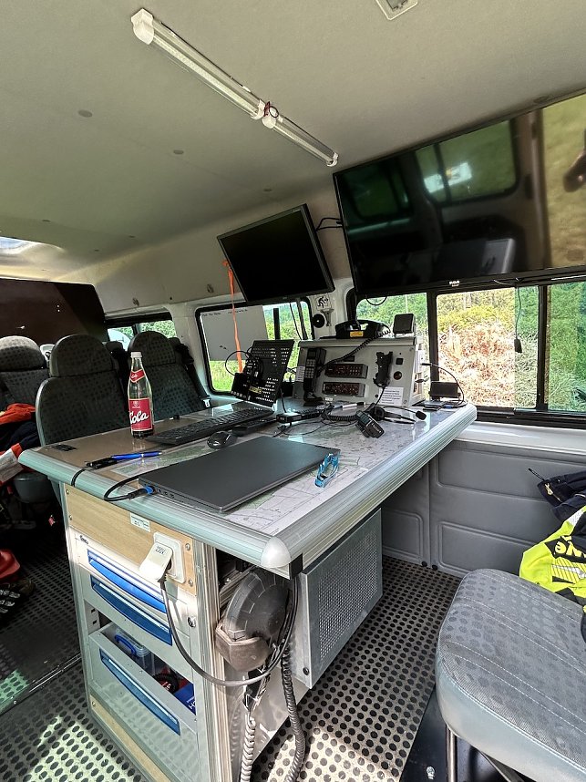 Feuerwehr-Drohnen-Einsatz im Kyffh&auml;userland bei einer &Uuml;bung