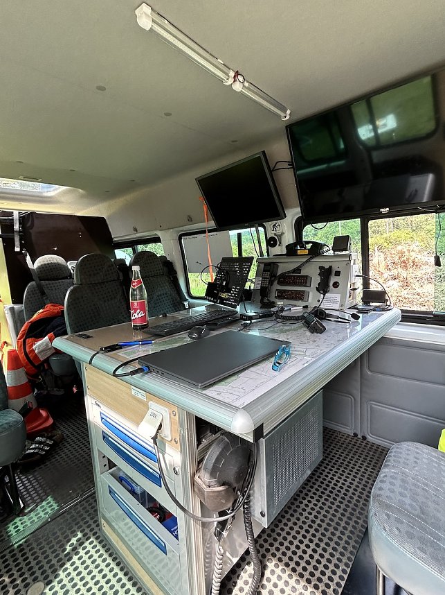 Feuerwehr-Drohnen-Einsatz im Kyffh&auml;userland bei einer &Uuml;bung