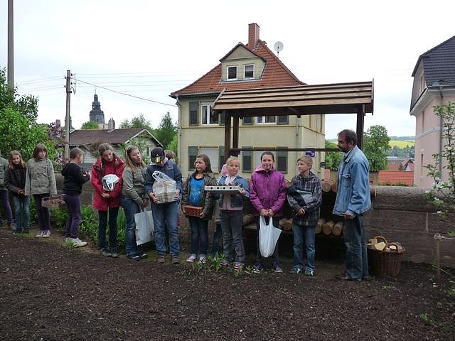 Bau eines Insektenhotels