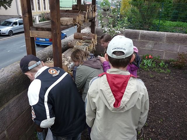 Bau eines Insektenhotels