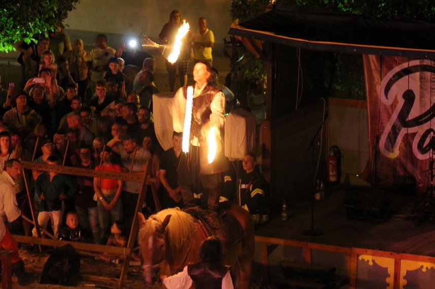 Hochprofessionelle Reitershow mit "Wenzel Ritterspiele"