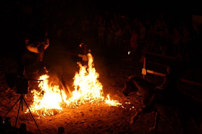 Hochprofessionelle Reitershow mit "Wenzel Ritterspiele"
