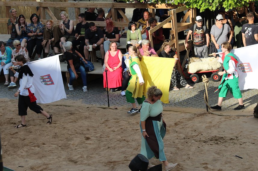 Zwei Tage lang feierten die Langensalzaer mit ihren G&auml;sten aus nah und fern ihr 30. Mittelalterstadtfest