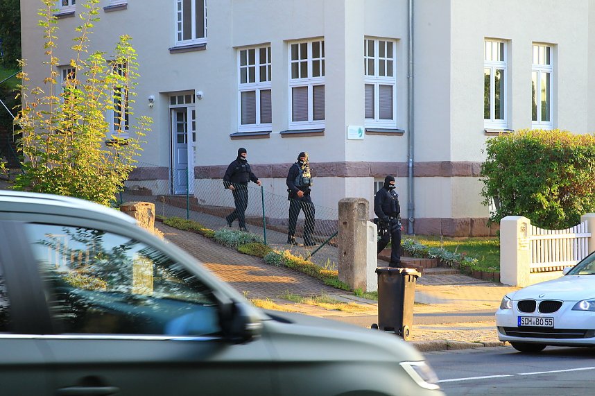 Razzia im Zusammenhang mit Schleuserkriminalit&auml;t 