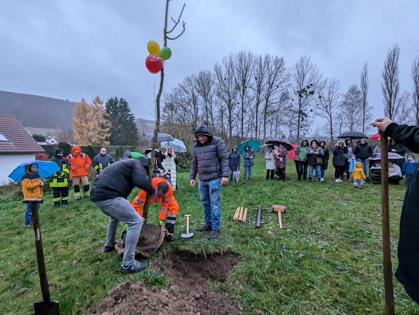 Pflanzaktion in Bebra