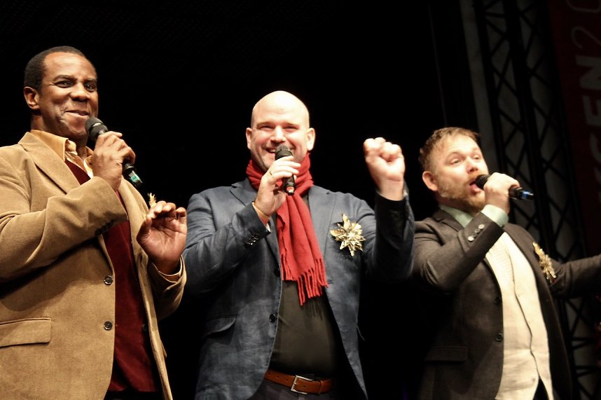Weihnachtskonzert mit dem Tenortrio Fellas im Stocksen in Sondershausen