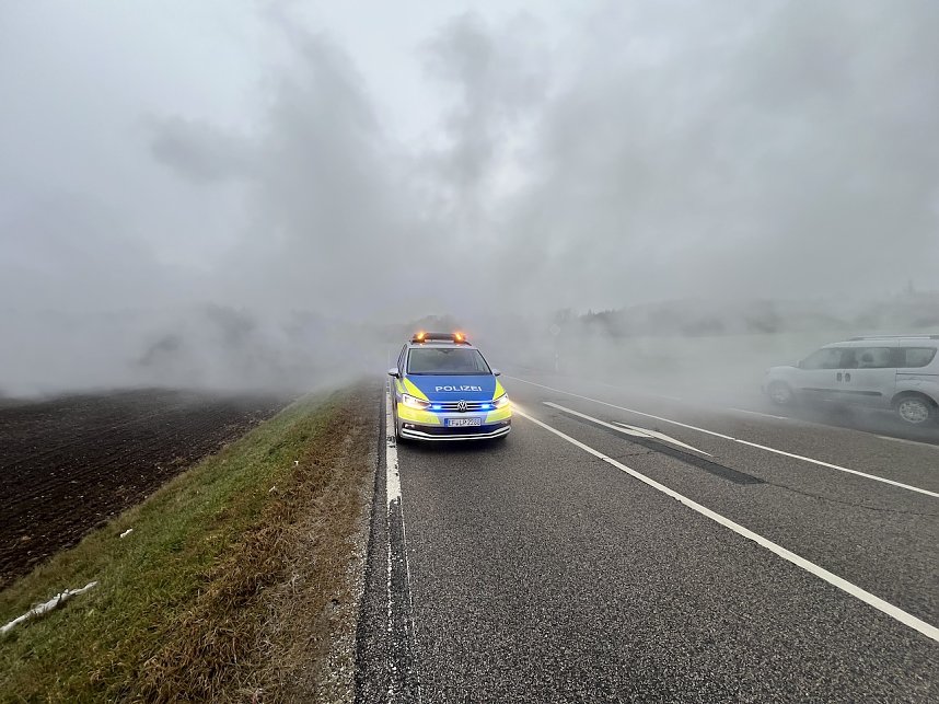 Kunststoffm&uuml;ll entz&uuml;ndete sich zwischen Kleinberndten und Friedrichslohra und musste abgekippt werden
