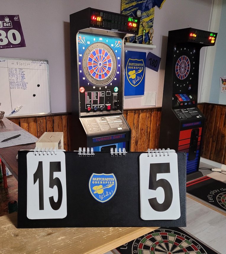 Dartchaoten Oberspier gegen die St. Georg Devils aus Ilfeld - Punktestand