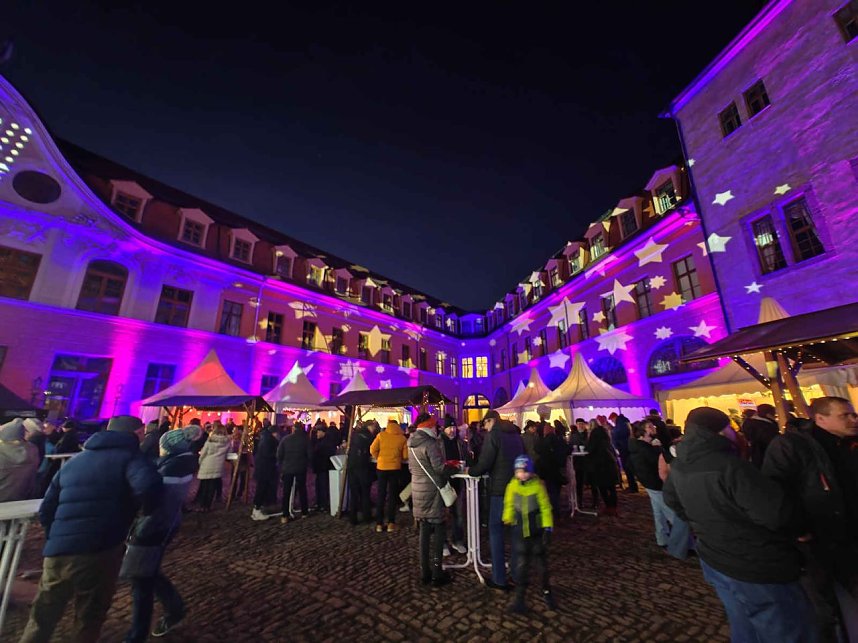 Peter unterwegs auf der Schlossweihnacht in Sondershausen