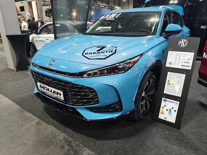 Peter Blei unterwegs auf der Automesse Erfurt