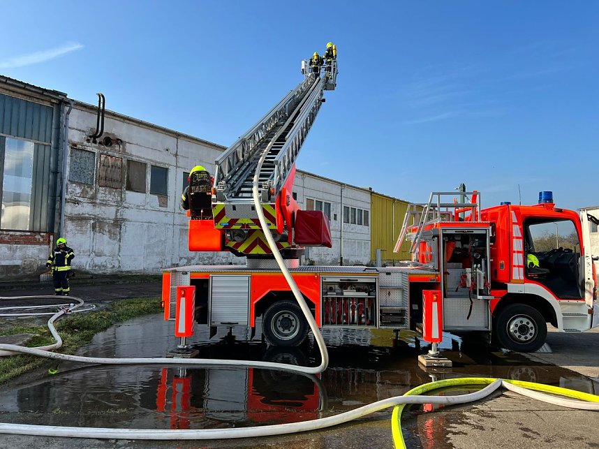 Feuerwehreinsatz in Greu&szlig;en