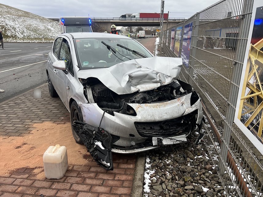 Unfall in Sondershausen