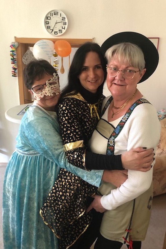 Faschingsfeier im Betreuten Wohnen